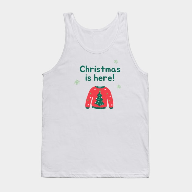 Merry Xmas Funny Gift Tank Top by François Belchior